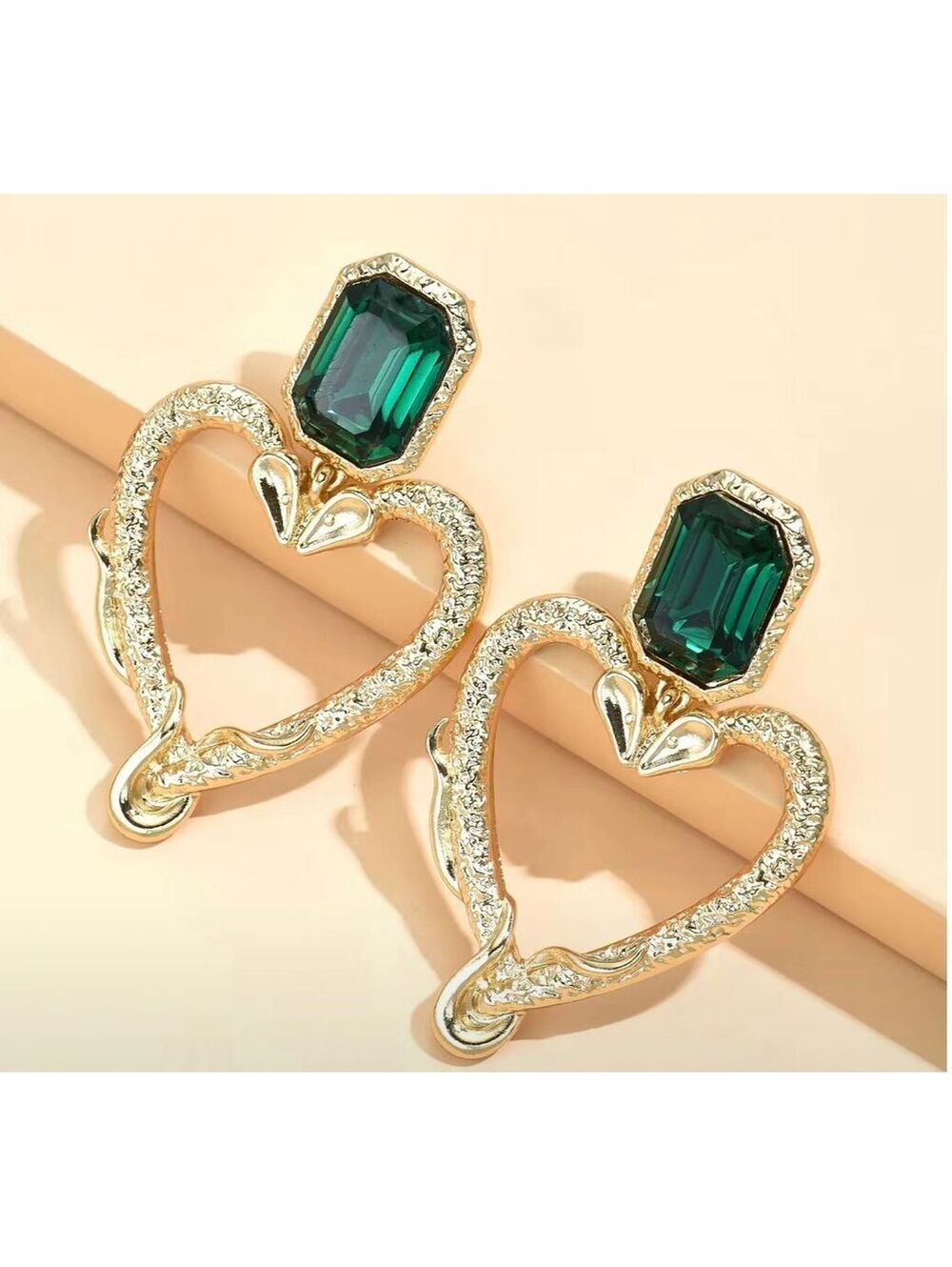 Emerald Hearted-Green/Gold